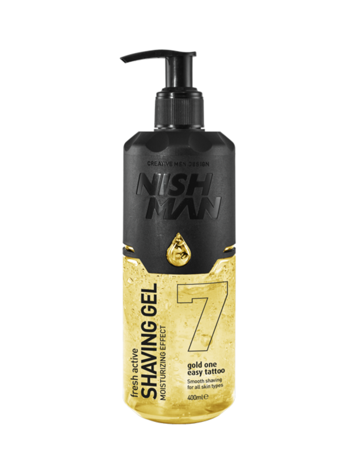 NISHMAN SHAVING GEL 400 МЛ – ПРОФЕСИОНАЛЕН ПРОЗРАЧЕН ГЕЛ ЗА БРЪСНЕНЕ (3 ВАРИАНТА)