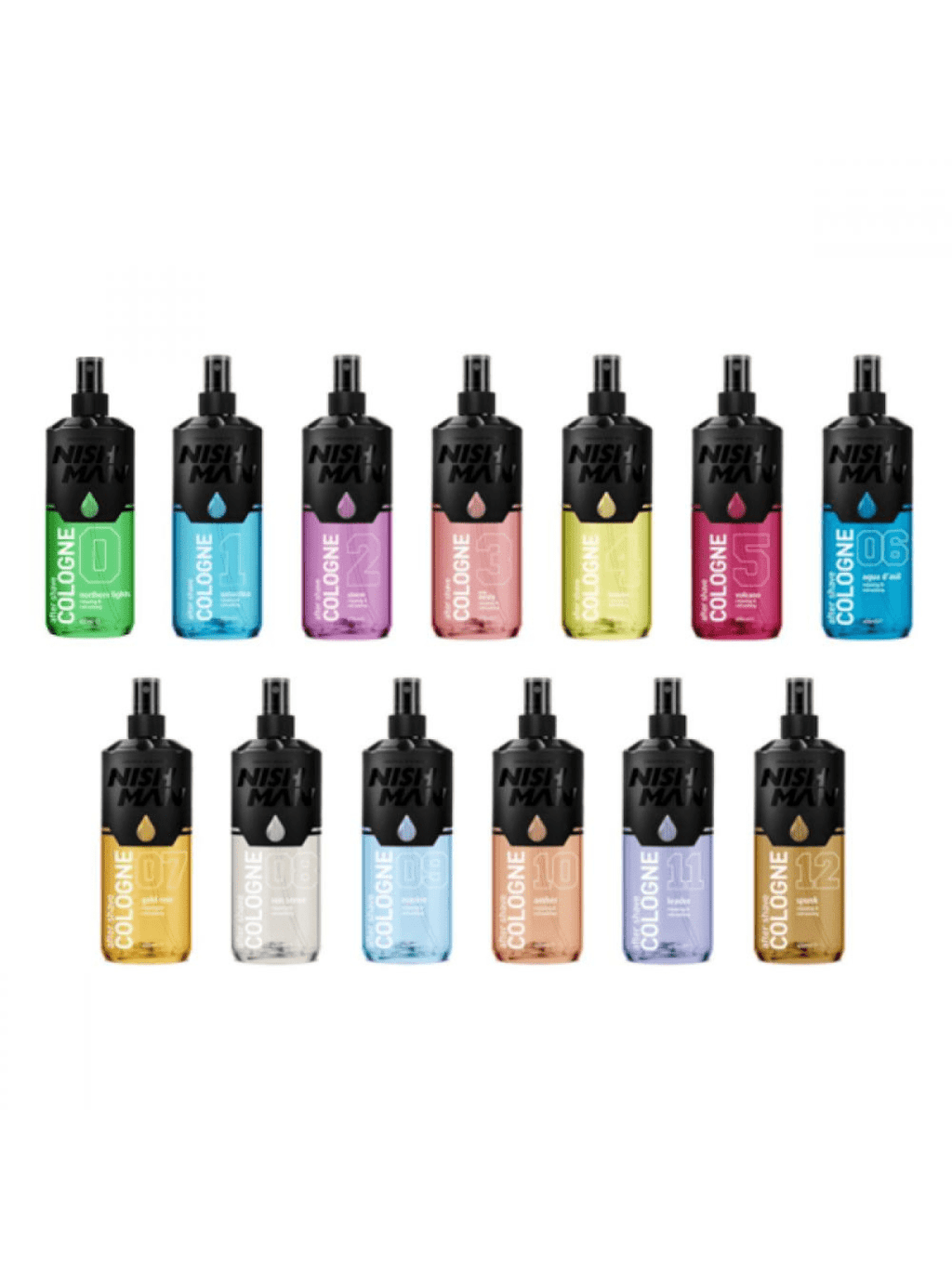 NISHMAN Aftershave Colognes 400 ml Series