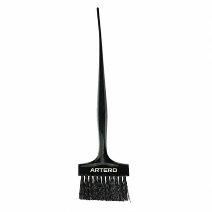 ARTERO K344 wide black hair colour brush with black bristles, pointed handle and white ARTERO logo