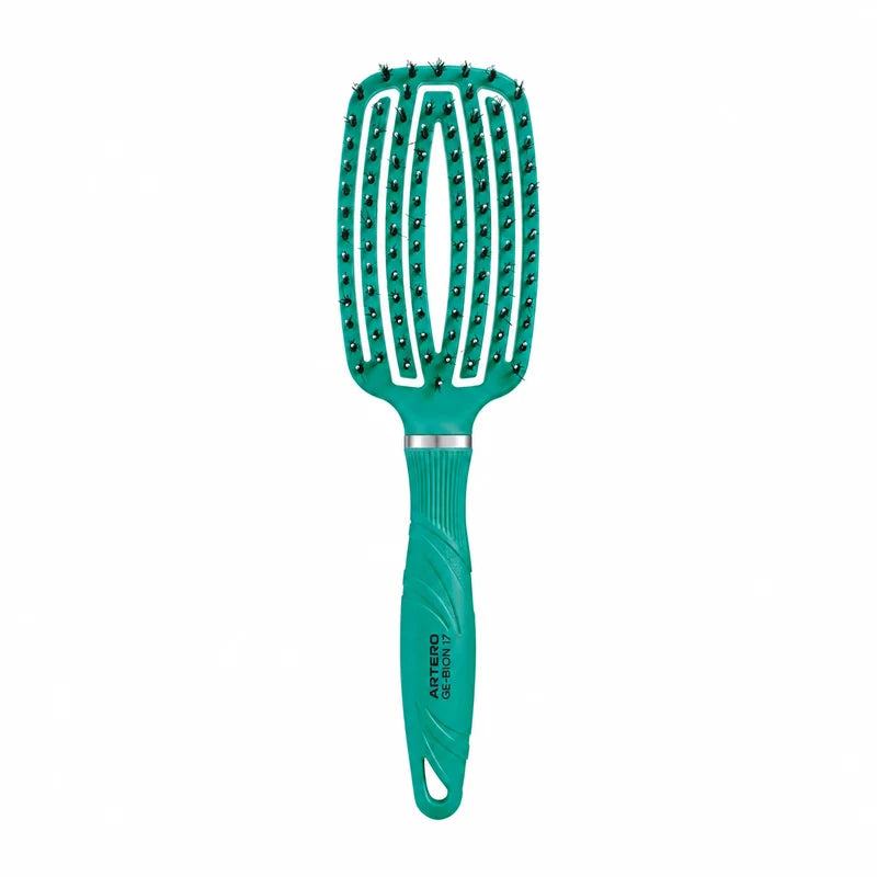 ARTERO GE-BION 17 Flex Vent Brush Aquamarine K631 with mixed bristles and a vented head