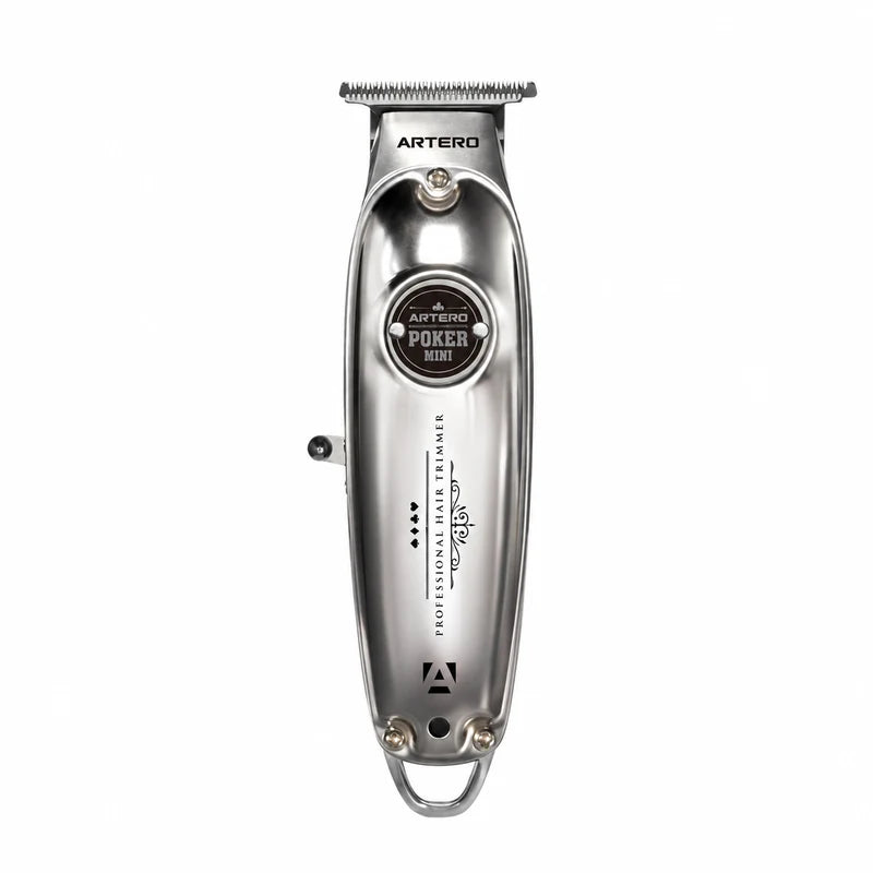 ARTERO Poker Mini M631 metal hair and beard trimmer with a stainless-steel T-blade
