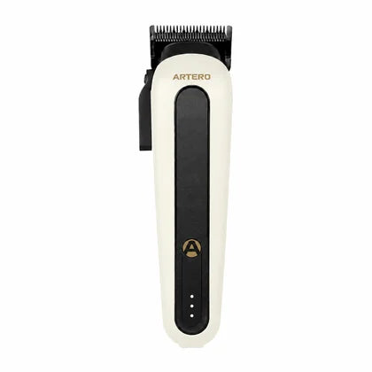White ARTERO BROOKLYN M664 hair clipper with DLC taper blade and side adjustment lever