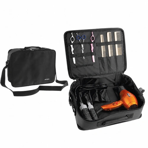 Artero LIGHTWEIGHT F227 tool bag, open and closed views; demonstration tools not included