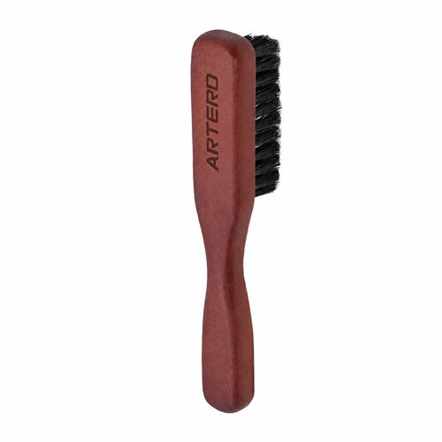ARTERO K355 beard and moustache brush with wooden handle and wild boar bristles