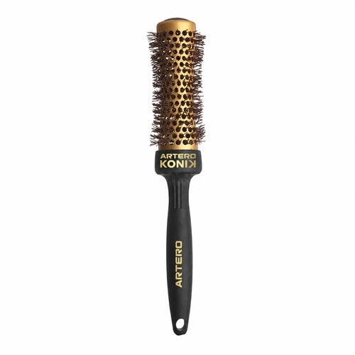 ARTERO Konik K593 33 mm round hair brush with a ceramic-coated aluminium barrel