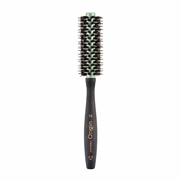 ARTERO Origin K610 15 mm round wooden hair brush with mixed boar and synthetic bristles