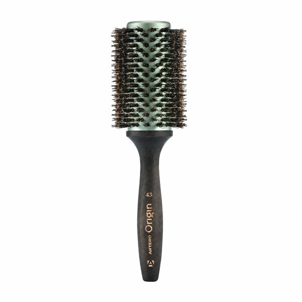 ARTERO Origin K613 43 mm round wooden hair brush with mixed boar and synthetic bristles