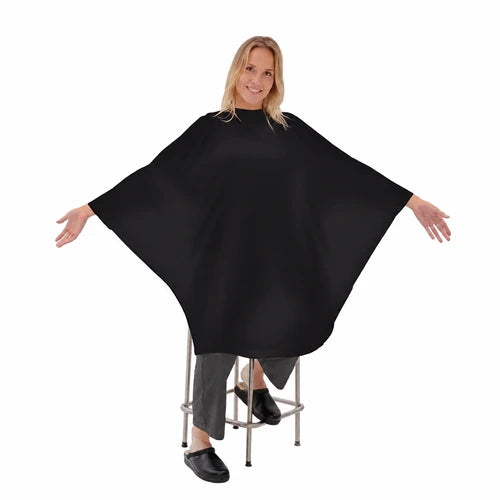 Artero W575 plain black salon cutting cape