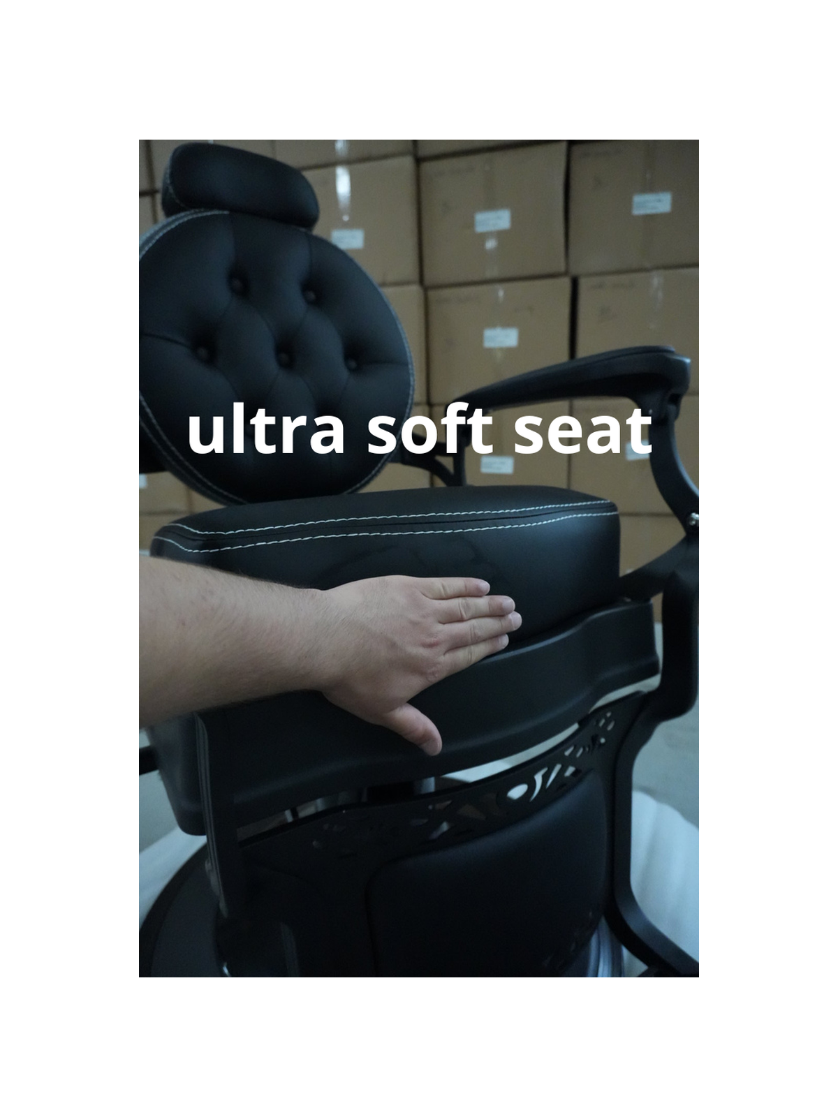 ASAKI IMPERIAL BLACK Barber Chair