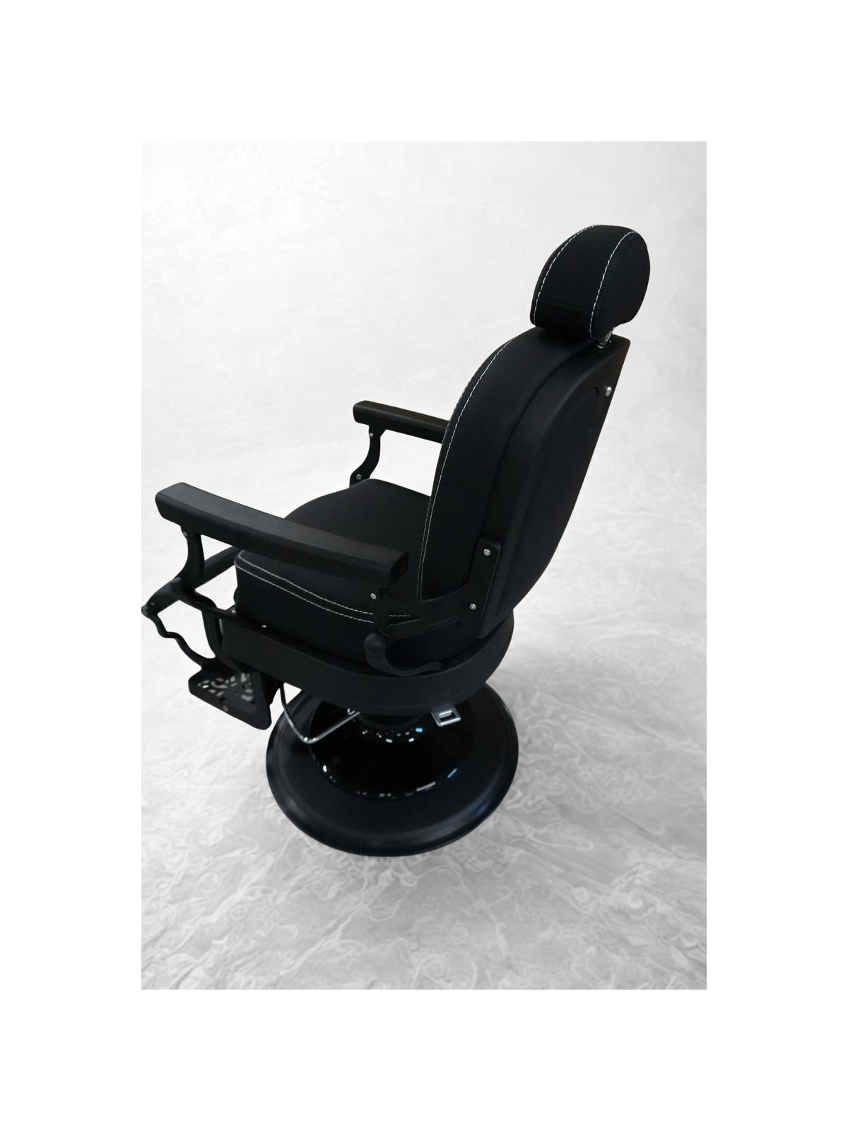 ASAKI MONACO VINTAGE BLACK Barber Chair