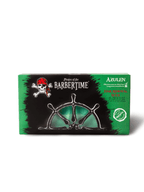 BarberTime ağrısız ve etkili cilt yüzeyine uygulanmış mavi renkli azulen içerikli 500 gr saç ve vücut ağda wax.