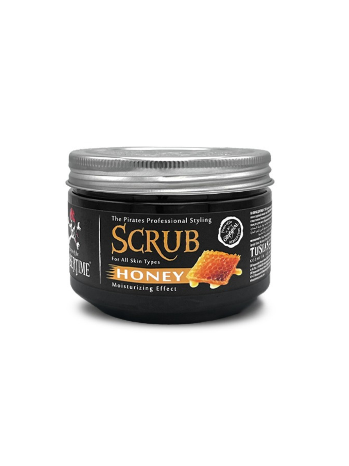 BARBERTIME SCRUB 300 ML – FACE & BODY EXFOLIATING SCRUB (2 VARIANTS: AVOCADO & HONEY)