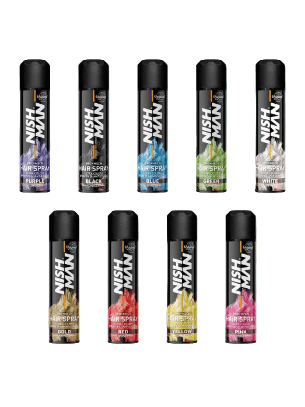 NISHMAN Color Spray 150 ml – Professional Temporary Hair Color Spray