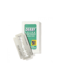 DERBY EXTRA НОЖЧЕТА ЗА БРЪСНЕНЕ С ДВОЙНО ОСТРИЕ – 5 БРОЯ (ЗЕЛЕНИ)