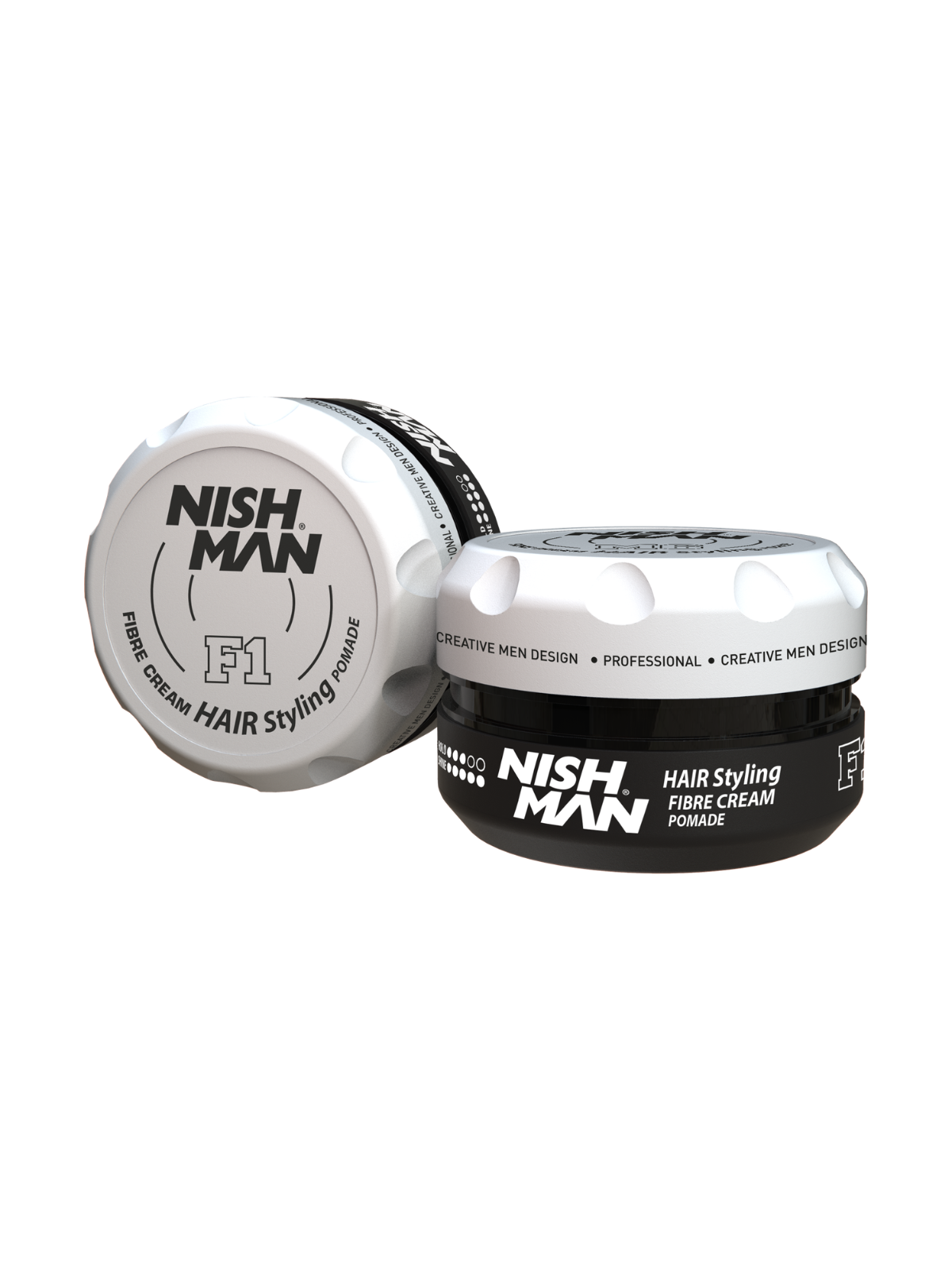 NISHMAN Fibre Cream Pomade F1 100 ML – Professional Hair Styling Paste