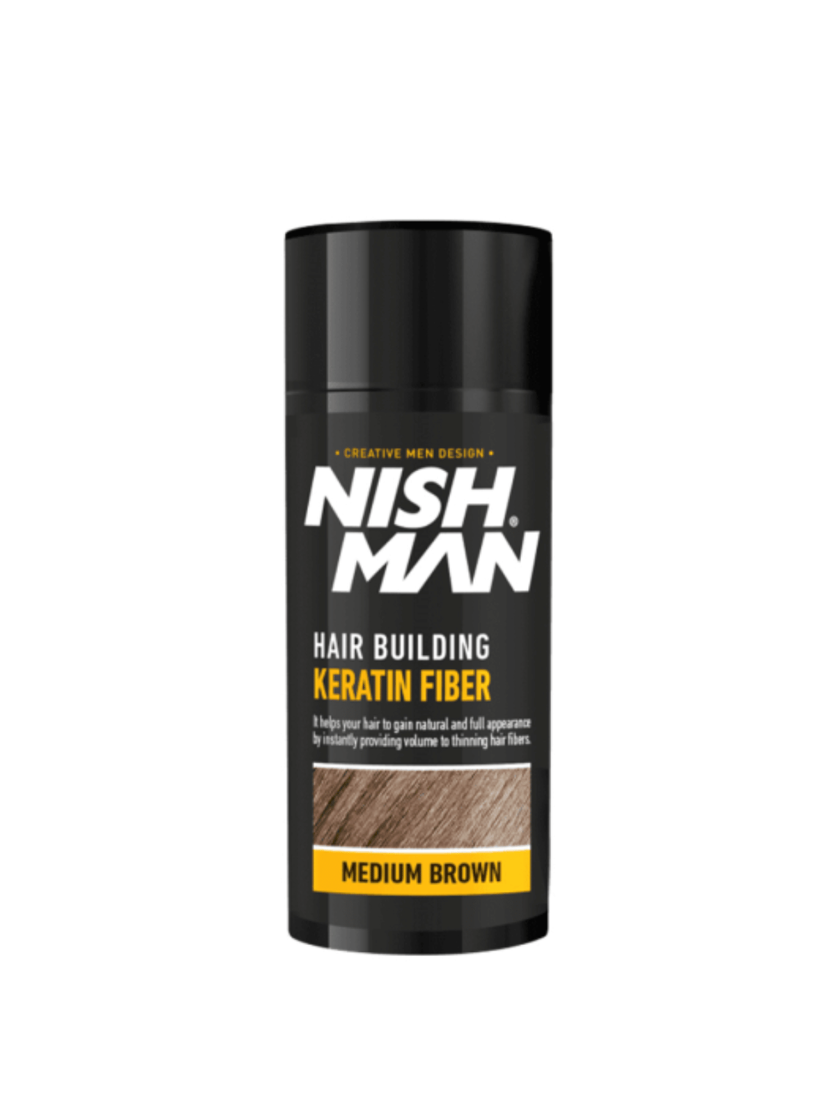 Nishman Hair Building Keratin Fiber 21 G – Instant Hair Thickening Fibers For Fuller Looking Hair