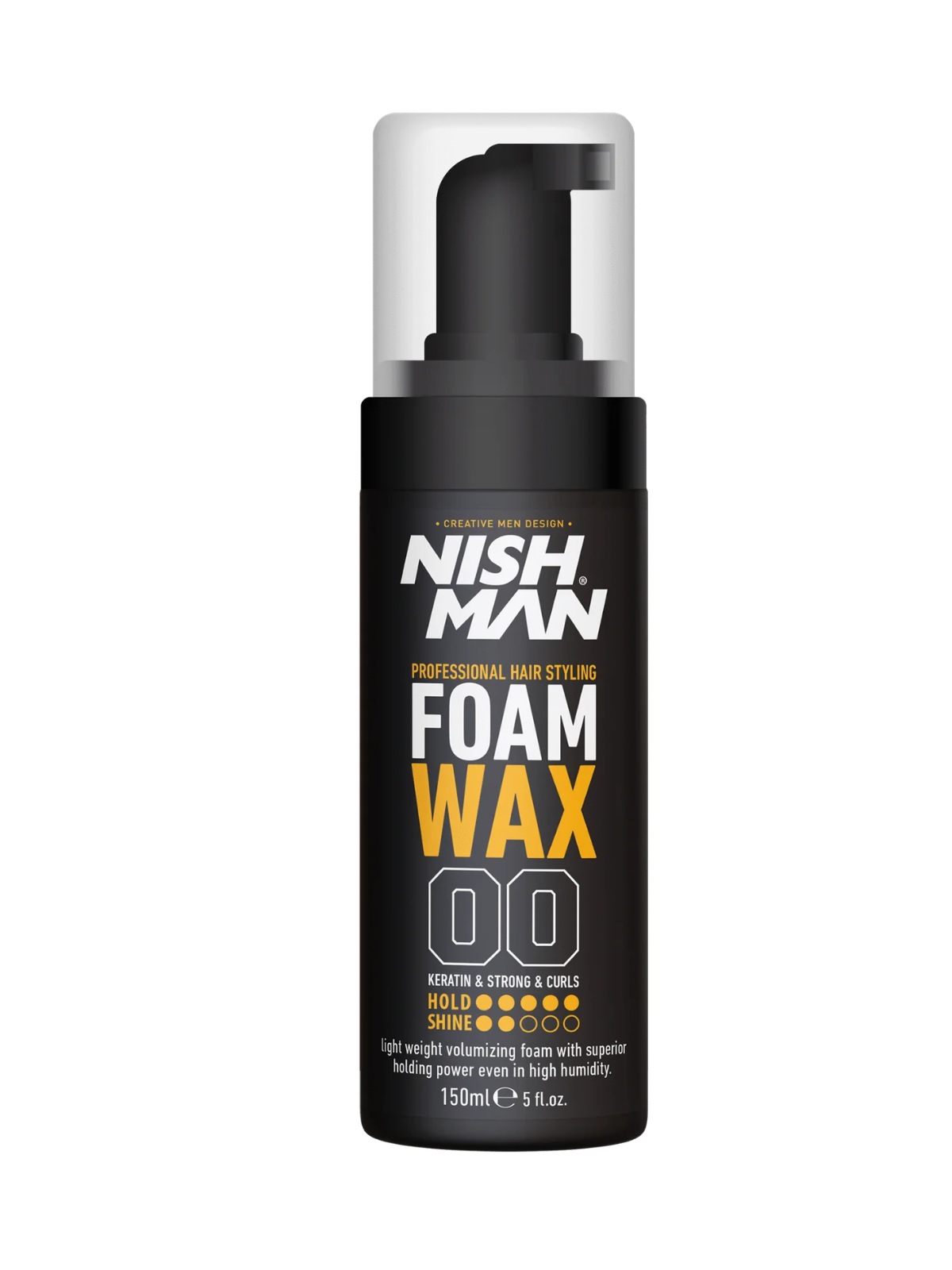 NISHMAN FOAM WAX 150 МЛ – ПРОФЕСИОНАЛНА ПЯНА ВАКСА ЗА КОСА