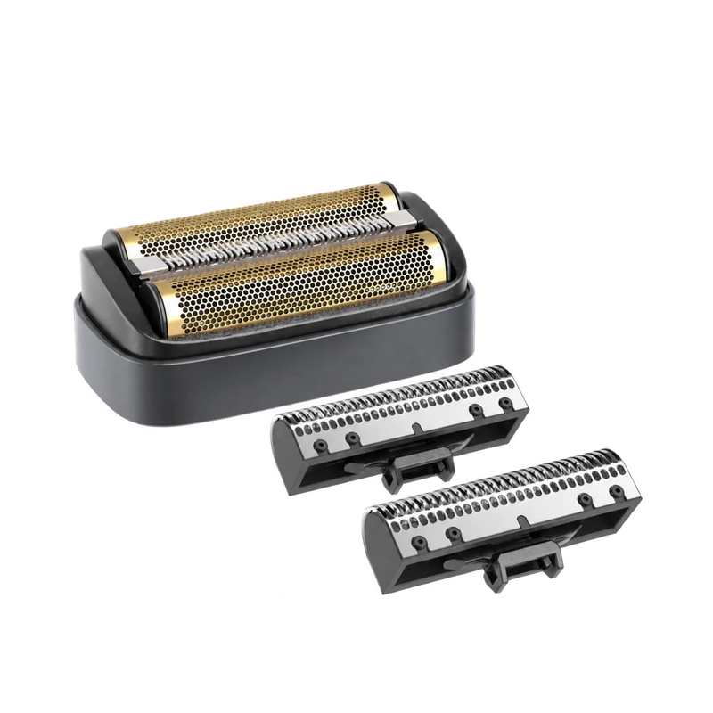 ANDIS reSURGE dark gray replacement head with two gold foils and two separate silver cutters