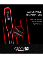 GAMMA+ GLORY iV – PROFESSIONAL INFRARED HAIR STRAIGHTENER WITH VIBRATION TECHNOLOGY