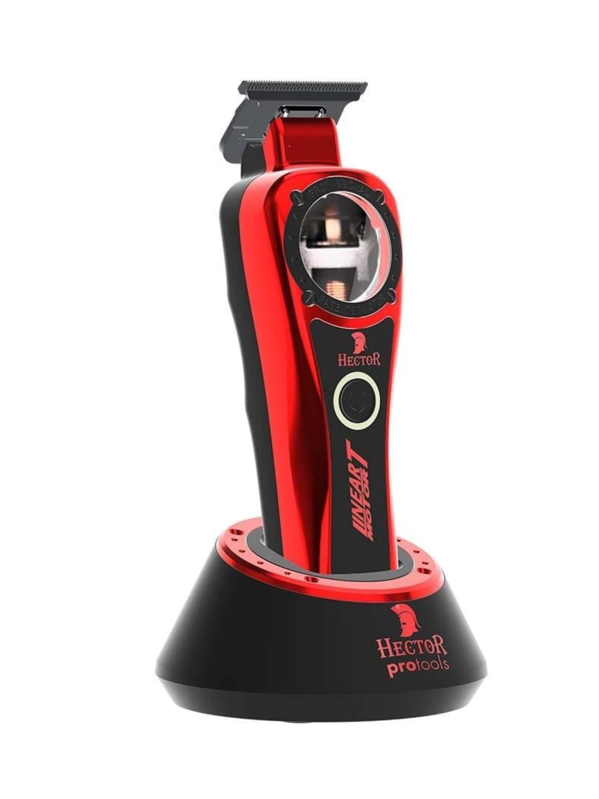HECTOR LINEAR T ПРОФЕСИОНАЛНА ТРИМЕР МАШИНКА 11 000 RPM ЧЕРВЕНА – ПРОФЕСИОНАЛНА МАШИНКА ЗА КОНТУРИ И ДЕТАЙЛНО ПОДСТРИГВАНЕ