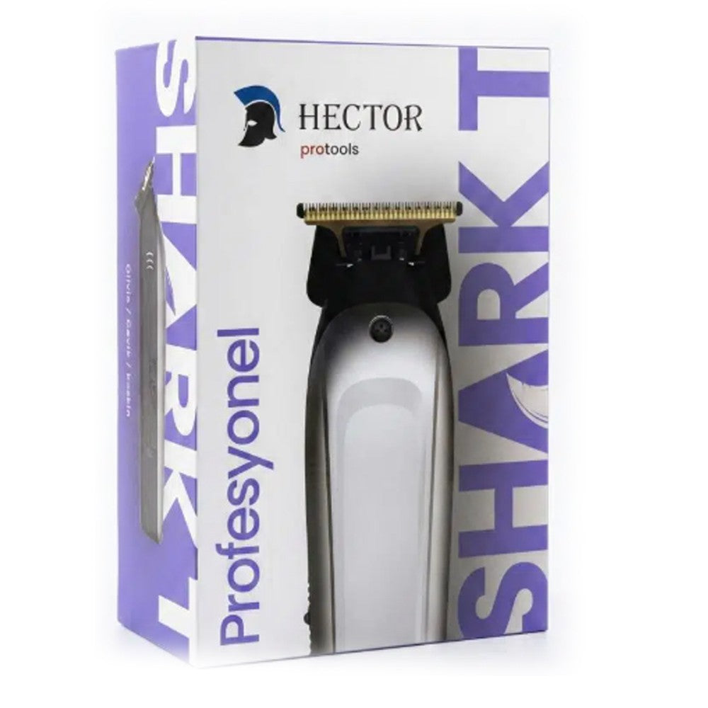 HECTOR SHARK T Professional Hair & Beard Trimmer 7000 RPM – Silver