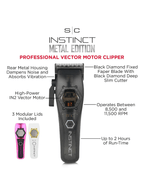 Метална машинка за подстригване STYLECRAFT INSTINCT – Професионална машинка за подстригване с векторен мотор