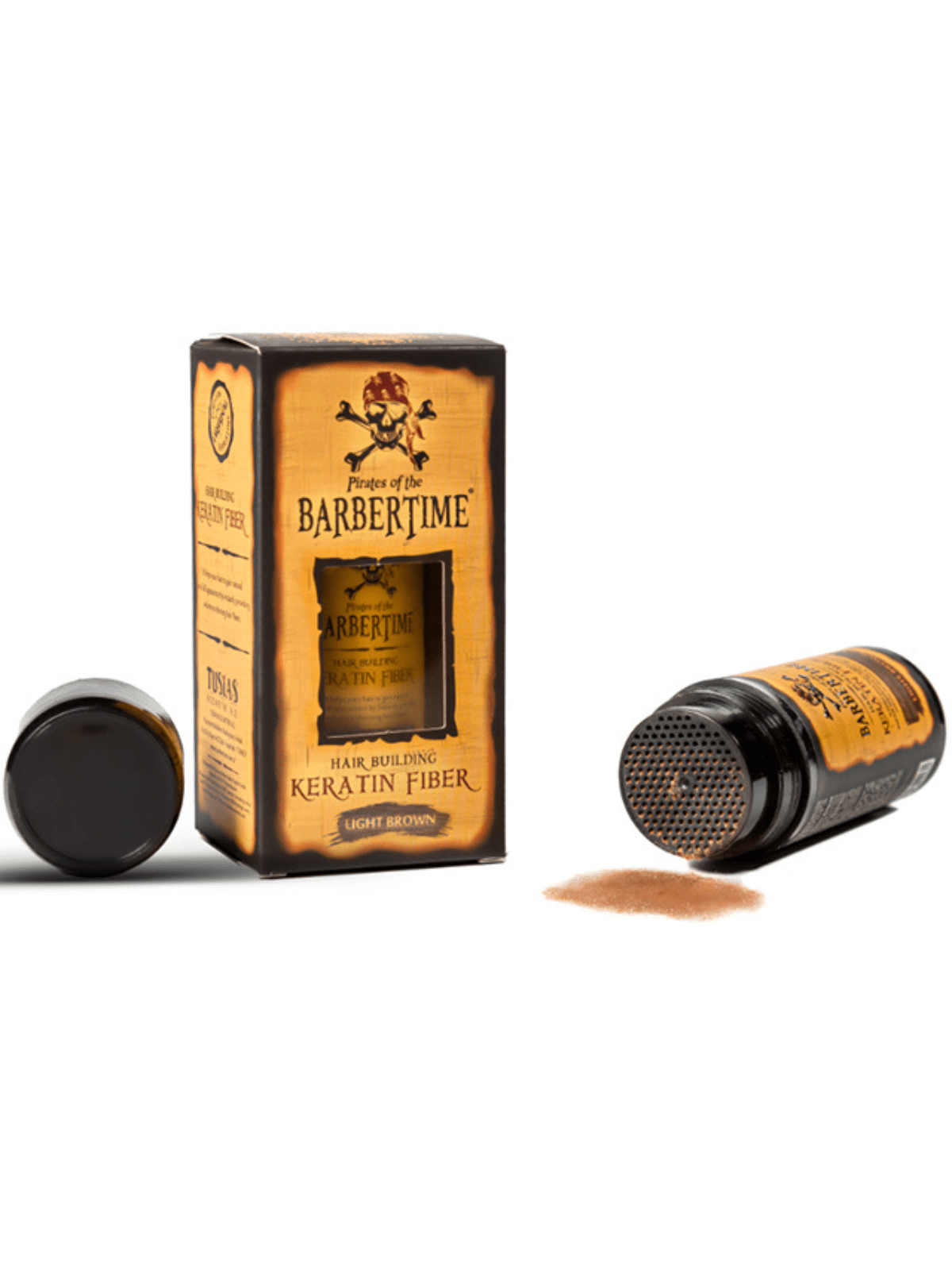 BARBERTIME Кератинови фибри за сгъстяване на коса – 21 гр