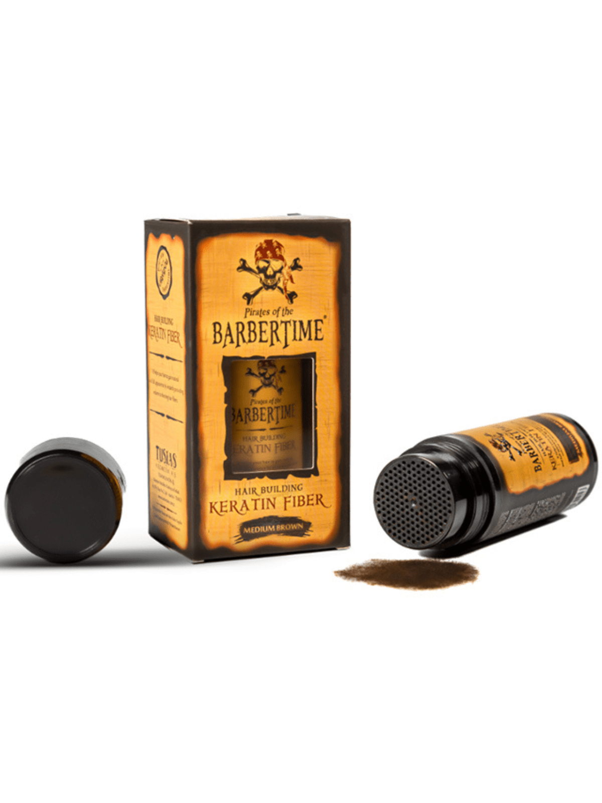 BARBERTIME Кератинови фибри за сгъстяване на коса – 21 гр