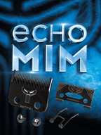 GAMMA+ ECHO MIM BLADE SET – PROFESSIONAL FIXED & MOVING BLADE SET FOR CLIPPERS