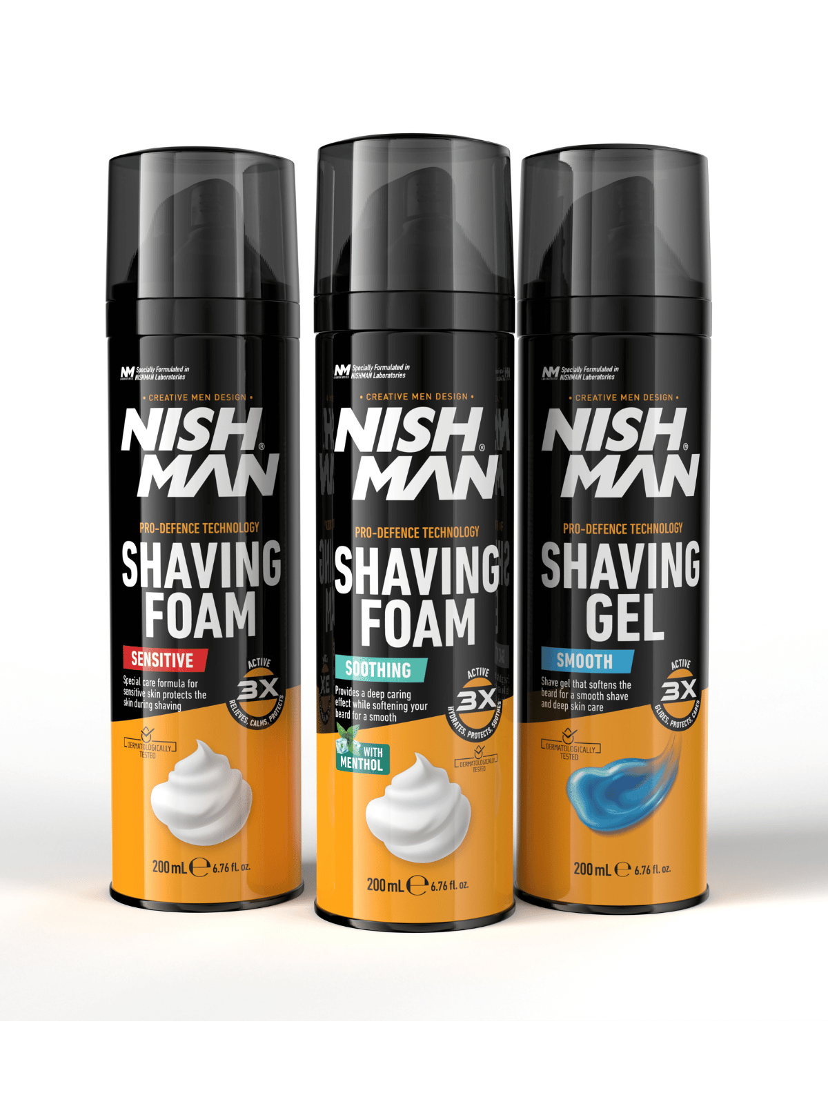 Nishman Shaving Gel 200 МЛ – Прозрачен Гел За Бръснене За Гладко И Прецизно Бръснене