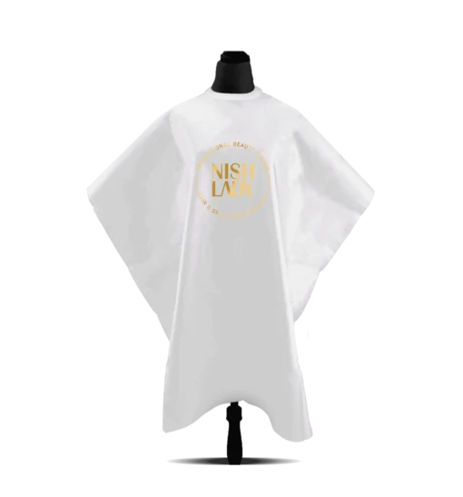 NISHLADY Premium Hairdressing Cape White