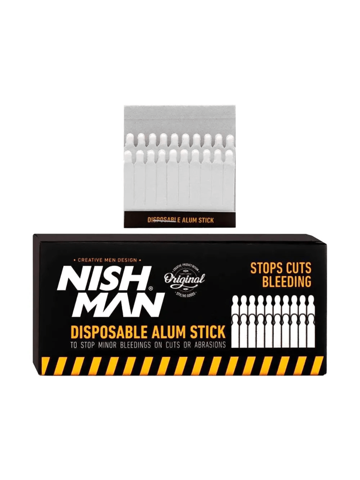 NISHMAN DISPOSABLE ALUM STICK – ЕДНОКРАТНИ АЛУМ СТИКОВЕ ЗА СПИРАНЕ НА КЪРВЕНЕ (480 БР.)