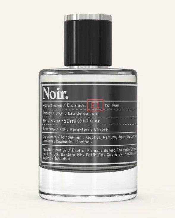 Noir Man E1 EDP Parfum 50 ml