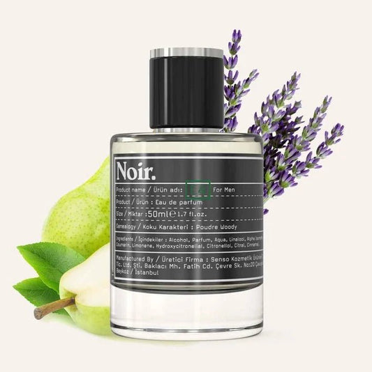 NOIR MAN E4 Eau de Parfum 50 ml – men's perfume bottle inspired by Dior Homme Intense