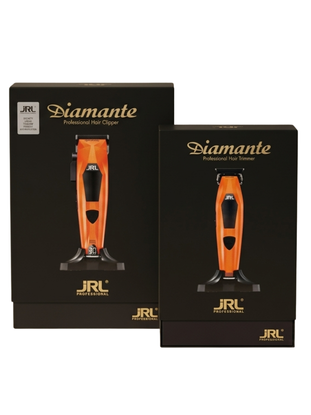 JRL Diamante Orange Clipper & Trimmer Combo – Professional Cordless Bundle Set