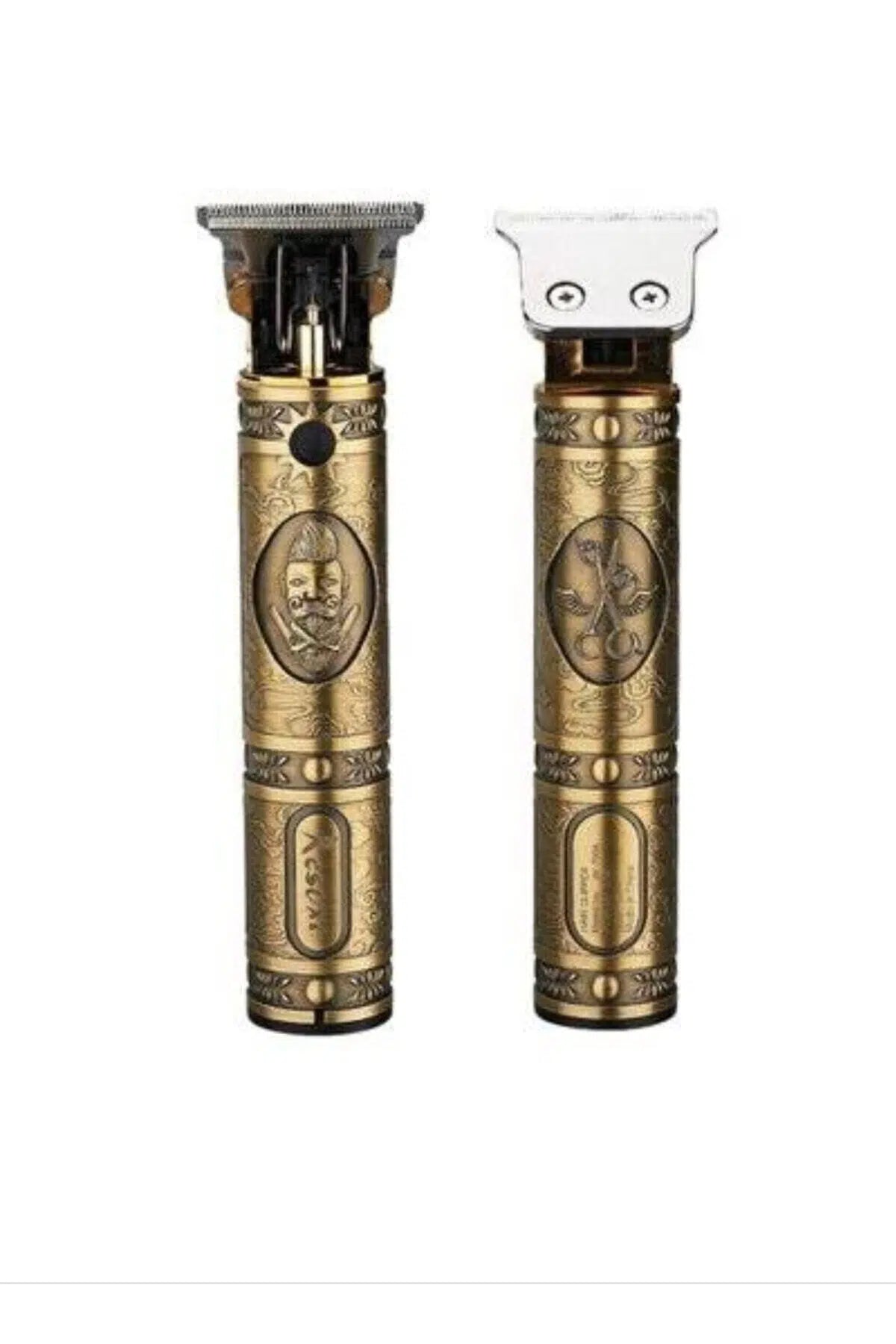 POWERTEC TR-1818 Gold Detail Trimmer Front and Back