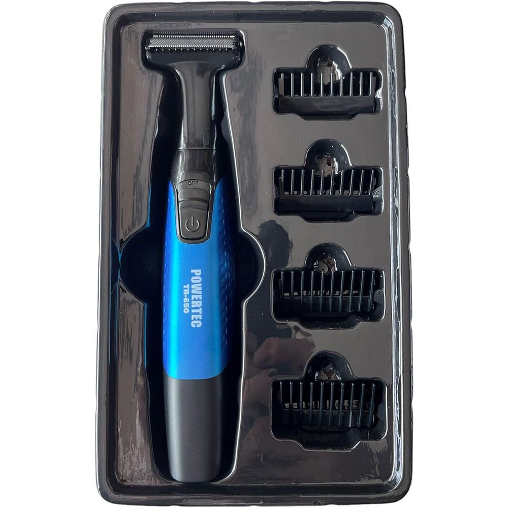 POWERTEC TR-650 Body Groomer with Guide Combs