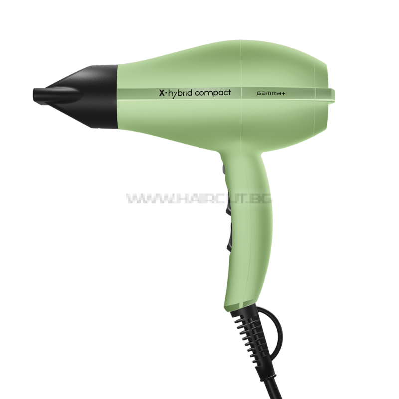 GAMMA X-Hybrid Compact – Compact Hair Dryer — Lime