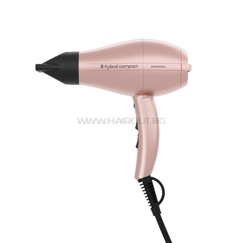 GAMMA X-Hybrid Compact – Compact Hair Dryer — Matte Pink
