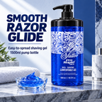 PRO RAPID blue shaving gel 1500 ml pump bottle