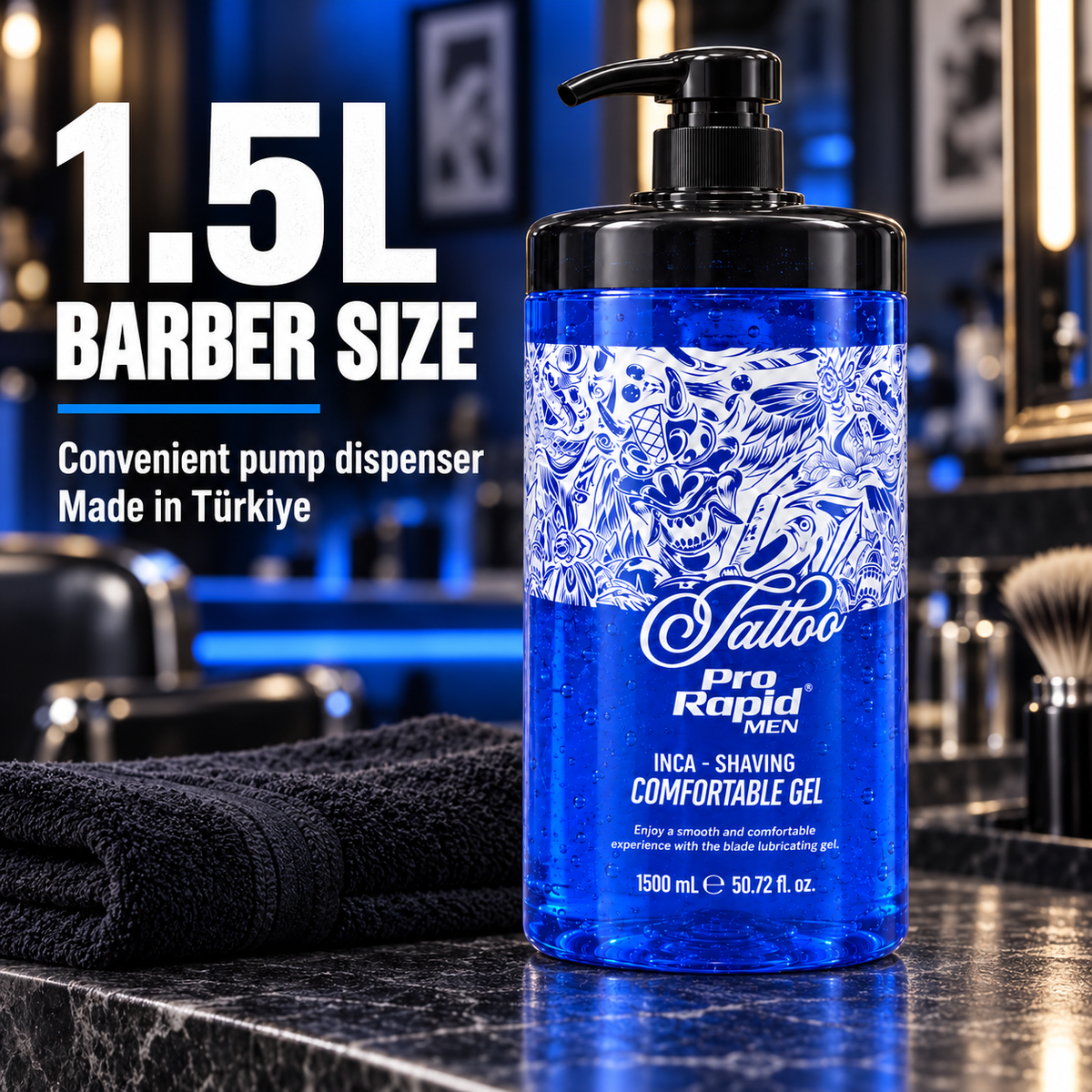 PRO RAPID Tattoo Series shaving gel No:1 1500 ml