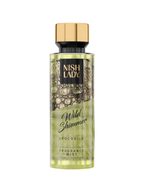 NISH LADY WILD SHIMMER BODY MIST 260 ML – LEOPARD / CROCODILE / ZEBRA SHIMMER COLLECTION